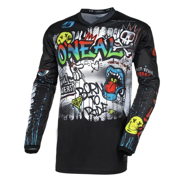 camiseta-o-neal-youth-element-rancid-negro-blanco image 1