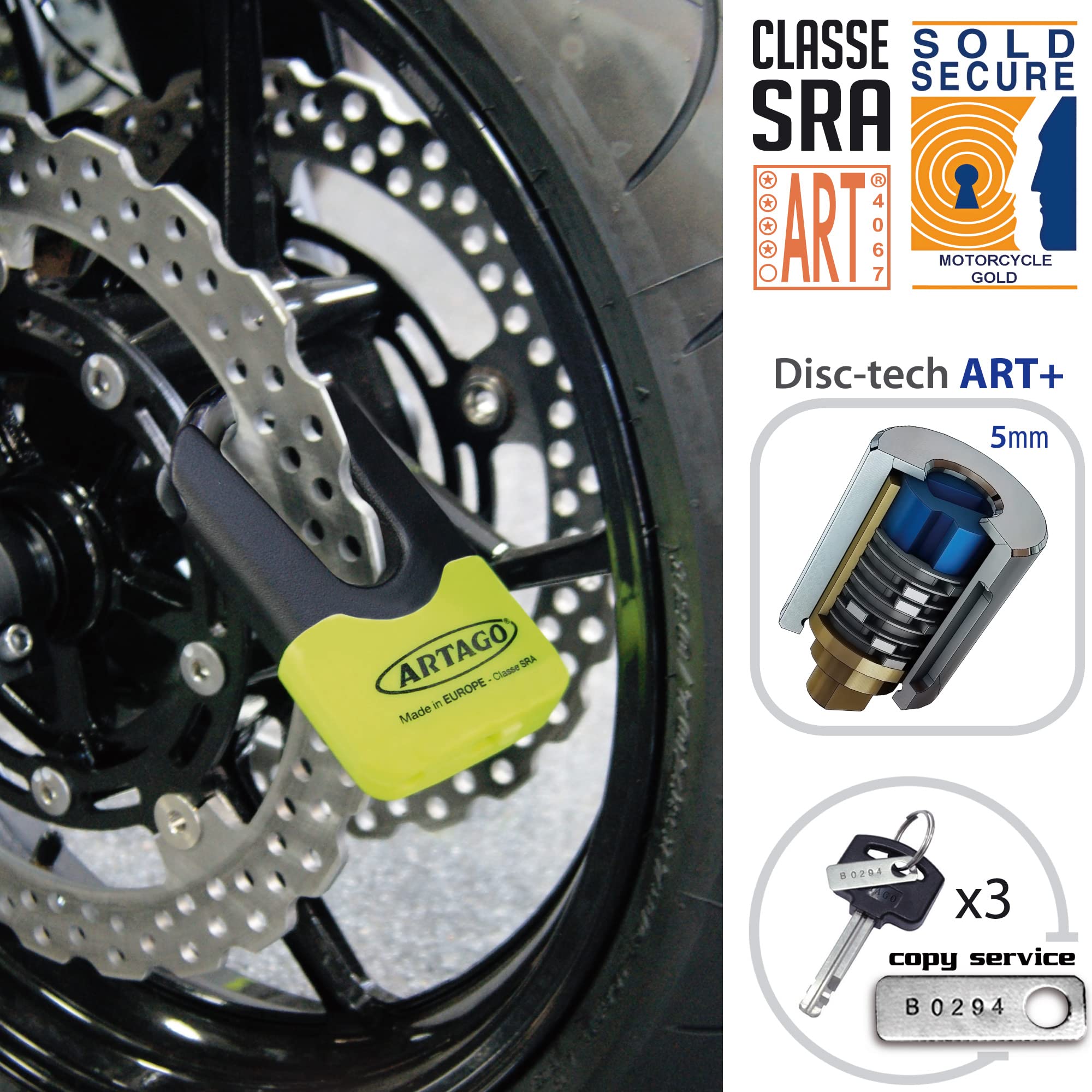 artago-69x6-pack-candado-antirrobo-disco-alta-seguridad-soporte-para-yamaha-mt-0 image 2