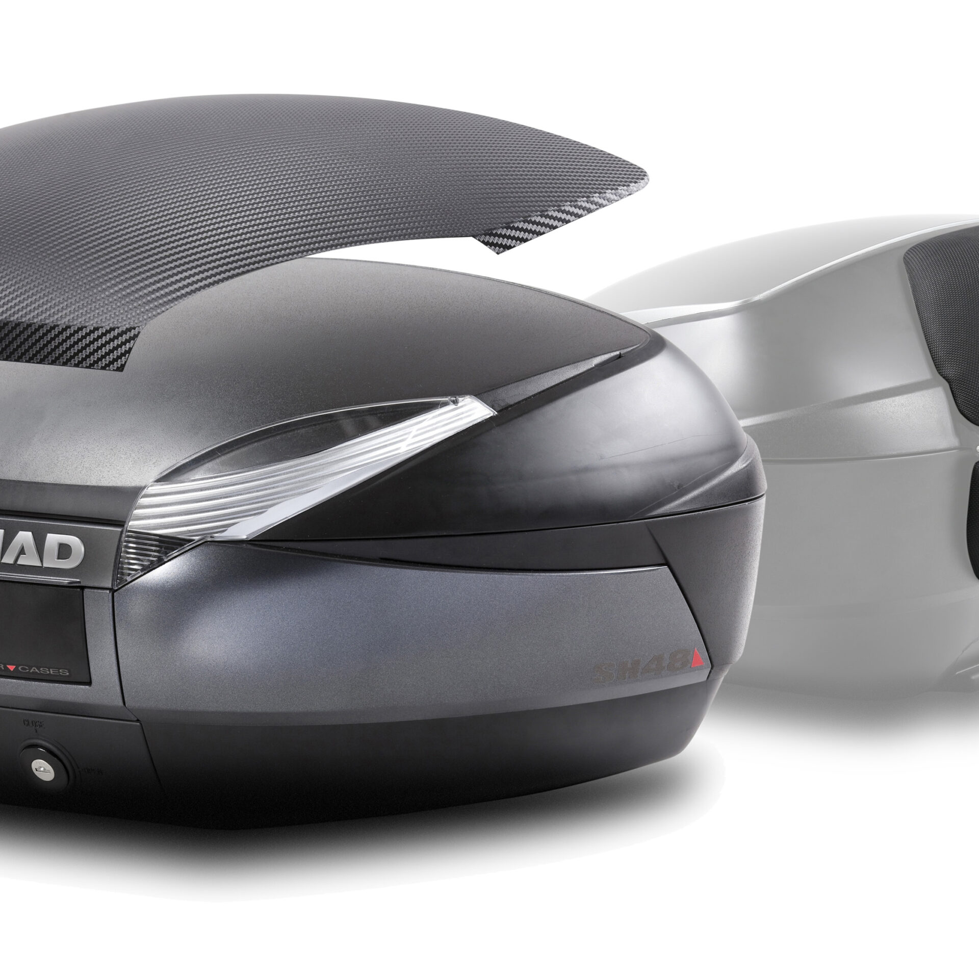 shad-top-case-sh48-gris-oscuro-tapa-carbono-respaldo image 1