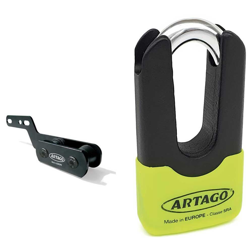 artago-69x3-pack-candado-antirrobo-disco-alta-seguridad-soporte-para-kawasaki-z9 image 1