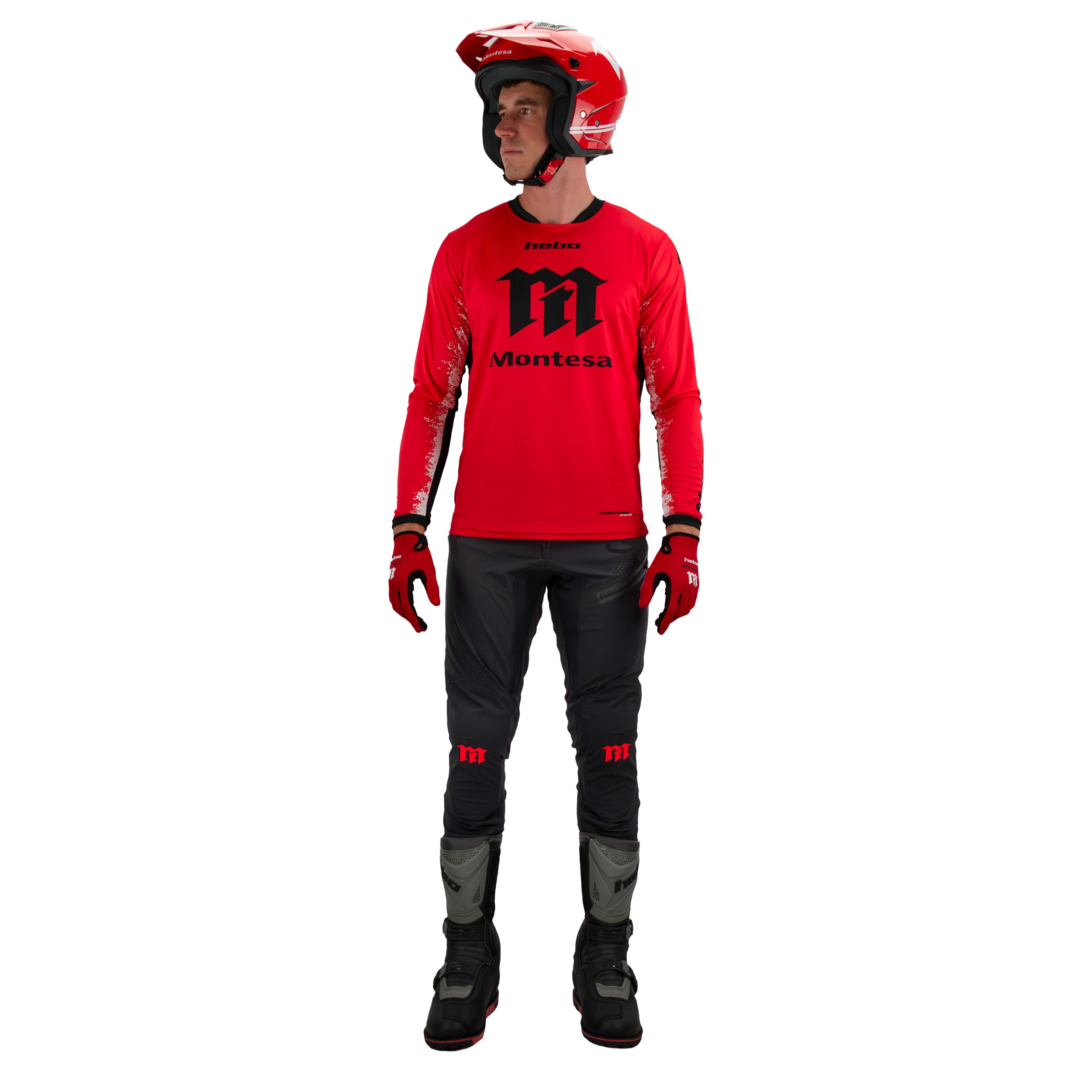 pantal-n-hebo-tech-montesa-classic-rojo-rodilleras-ce-nivel-2 image 3