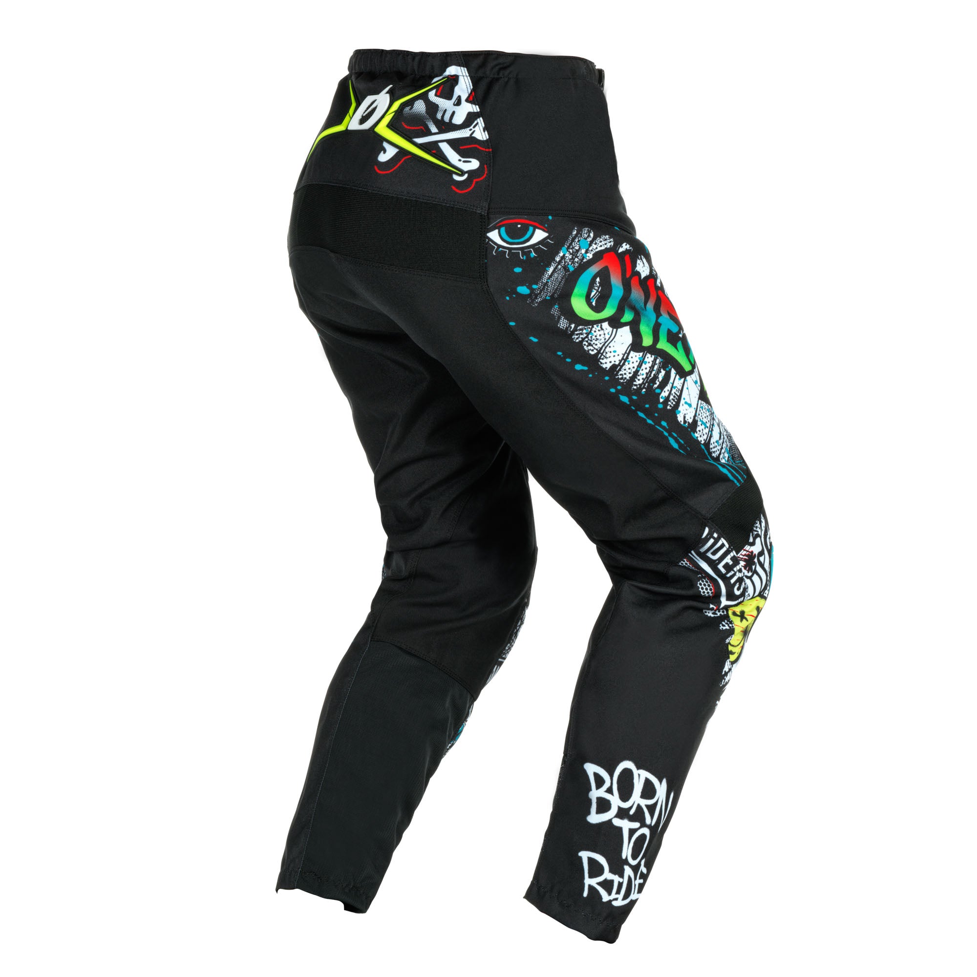 o-neal-pantalones-youth-element-rancid-blanco-negro image 2