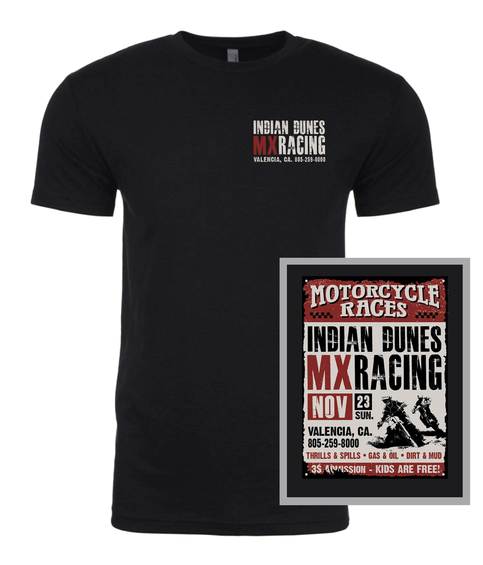 o-neal-indian-dunes-sunday-camiseta-de-manga-corta-negra image 1