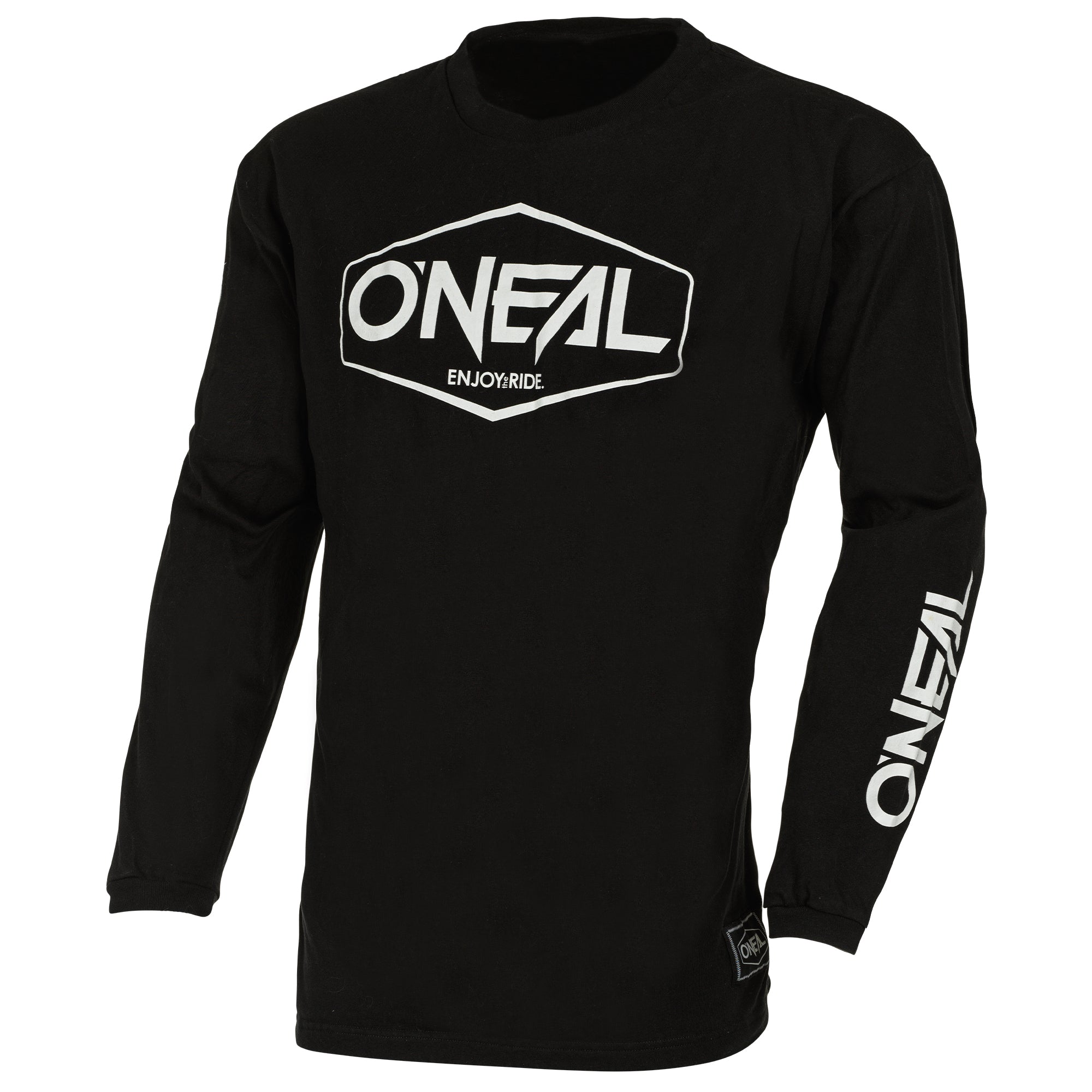 o-neal-element-hexx-camiseta-de-manga-larga-de-algod-n-negro-blanco image 1