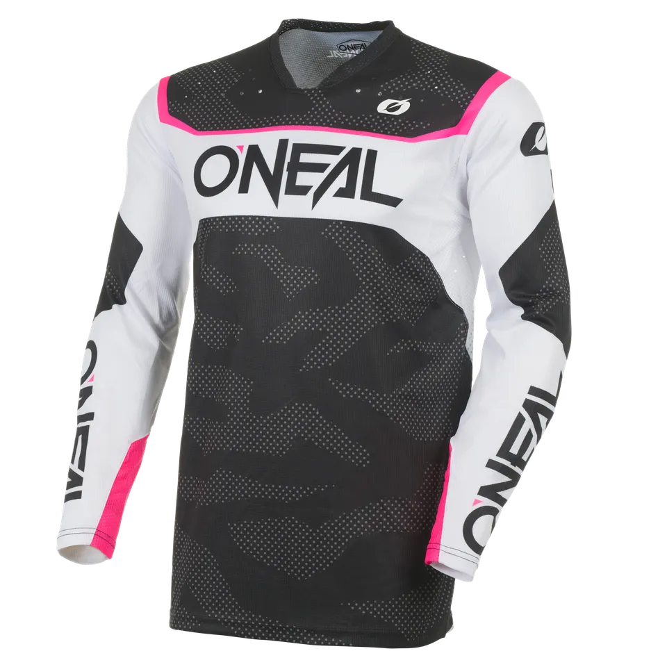camiseta-o-neal-hardwear-camo-negro-blanco image 1