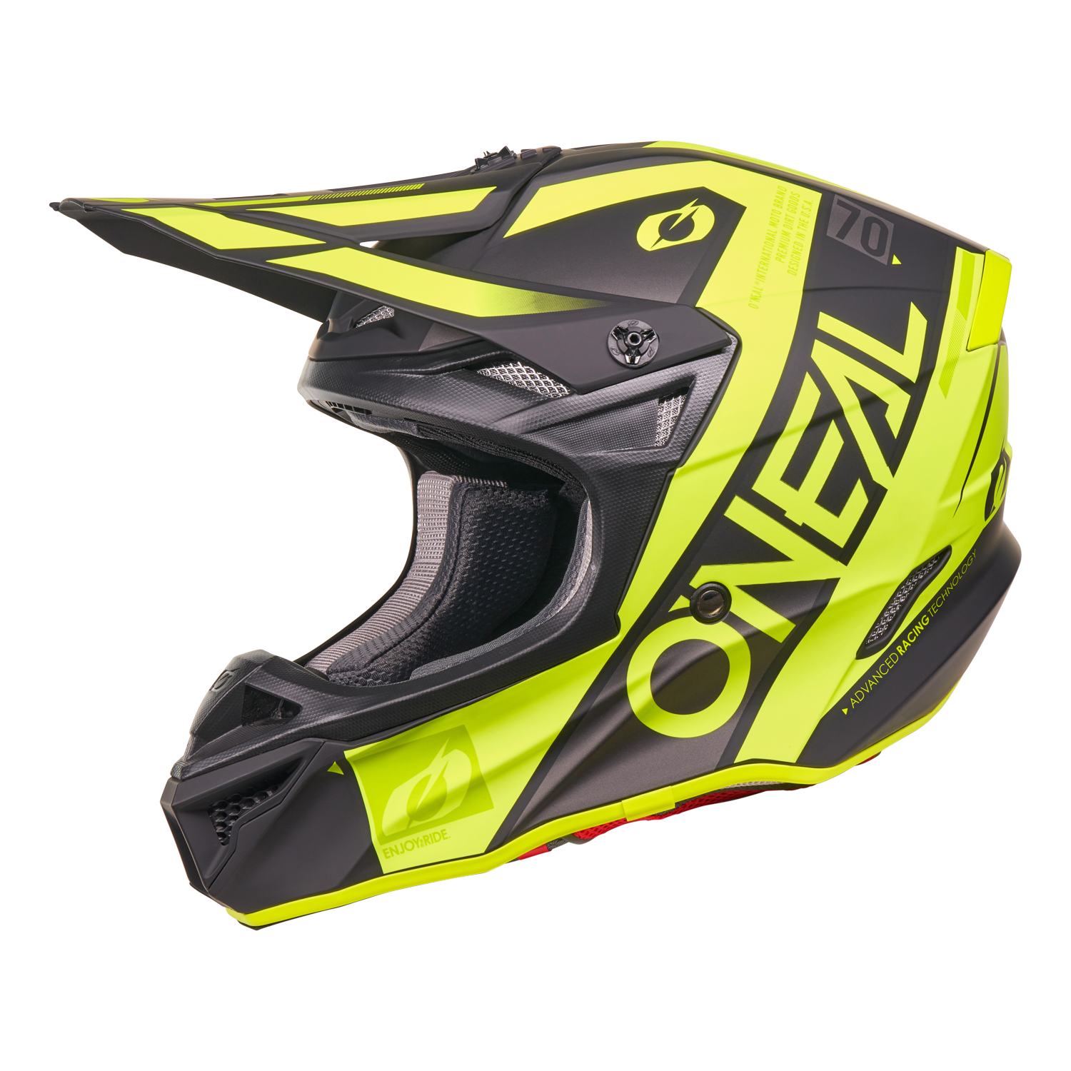o-neal-5-srs-factor-casco-moto-neon image 1