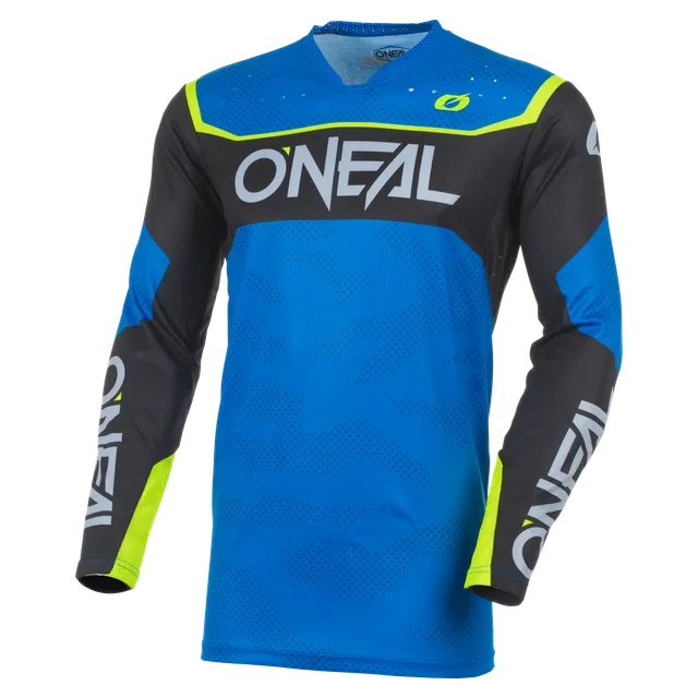 o-neal-hardwear-camo-jersey-azul-negro-la-m-s-ligera-con-pro-lite image 1