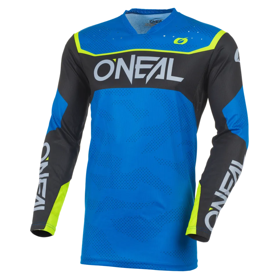 o-neal-hardwear-camo-jersey-azul-negro-la-m-s-ligera-con-pro-lite image 1