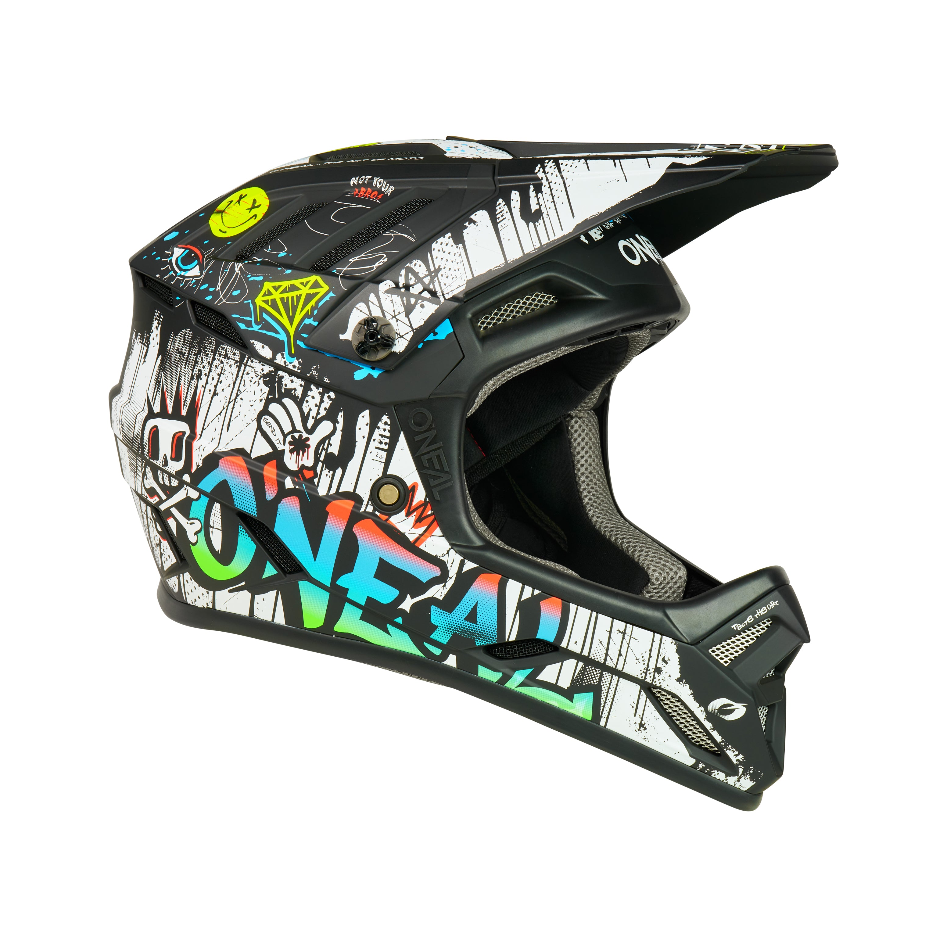 casco-o-neal-backflip-rancid-negro-blanco image 2
