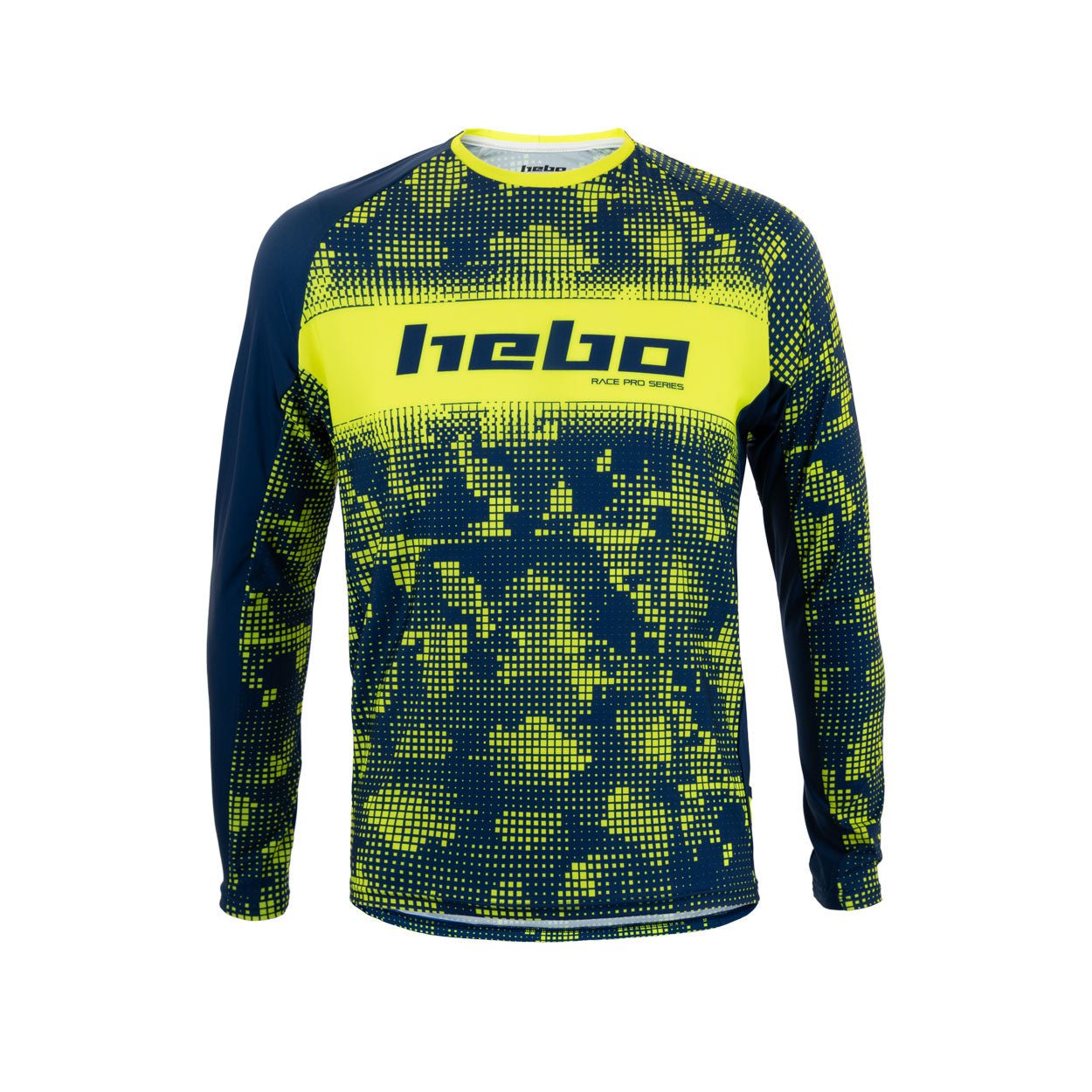 camiseta-hebo-trial-race-pro-amarilla-tejido-90-reciclado-transpirable-protecci- image 1