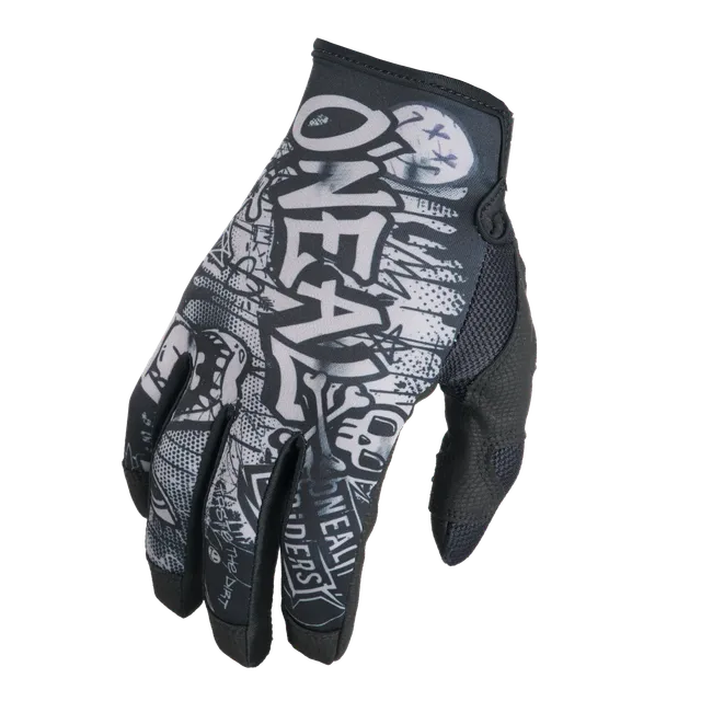 o-neal-mayhem-rancid-glove-black-gray-guantes-de-moto-con-palma-de-cuero-sint-ti image 1
