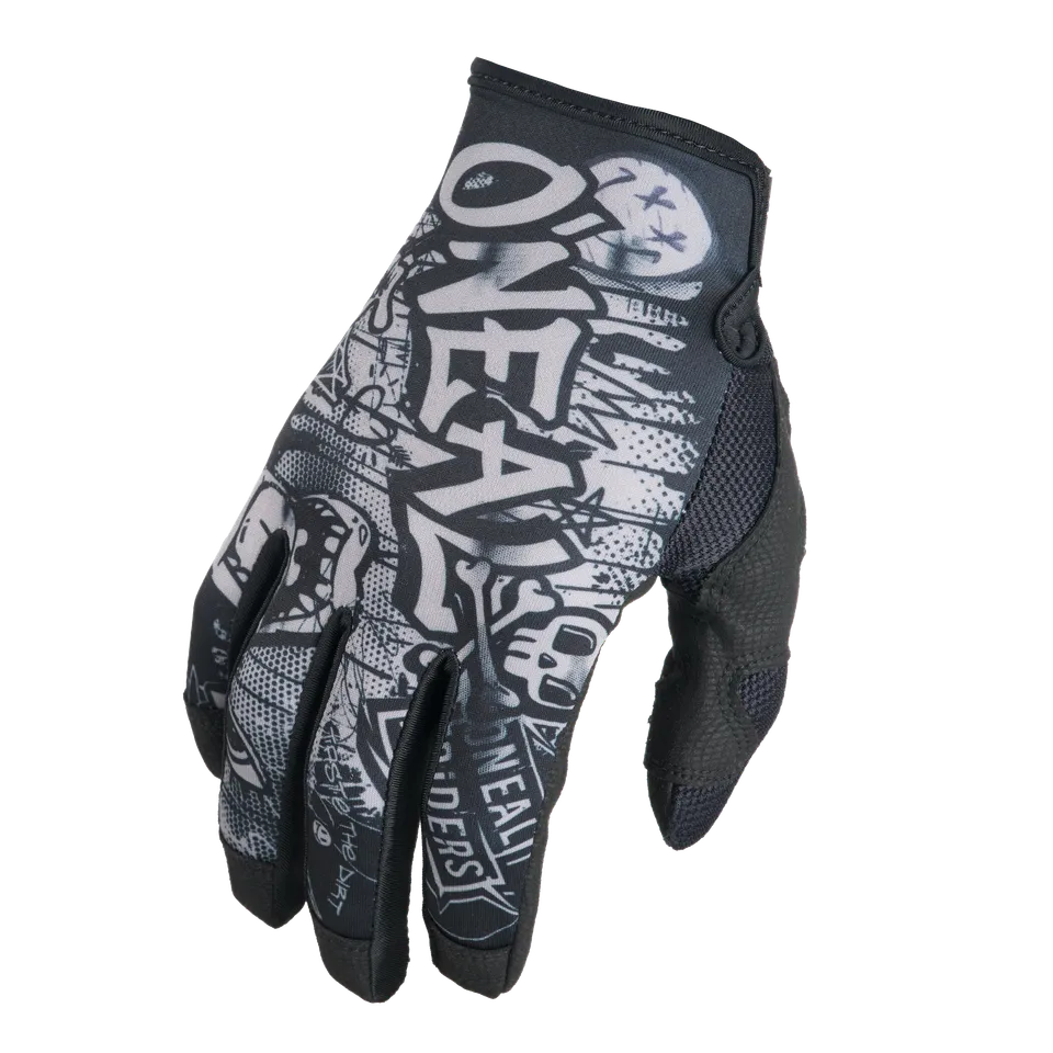 o-neal-mayhem-rancid-glove-black-gray-guantes-de-moto-con-palma-de-cuero-sint-ti image 1