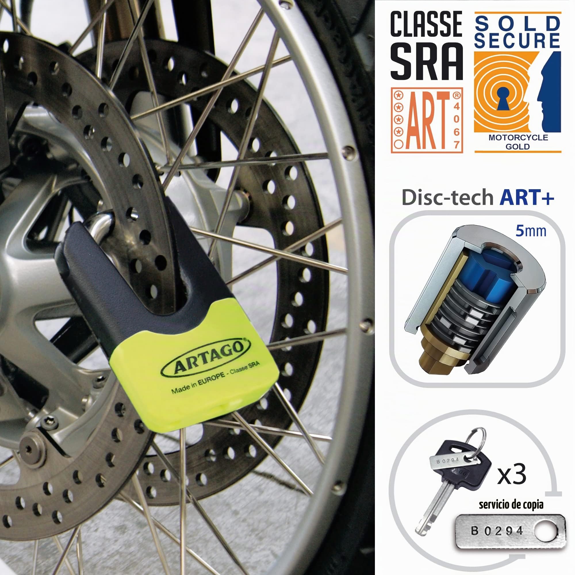 artago-69x4-pack-candado-antirrobo-disco-alta-seguridad-soporte-para-honda-crf-1 image 3