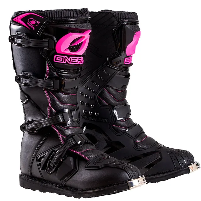 botas-o-neal-rider-mujer-negro-rosa image 1
