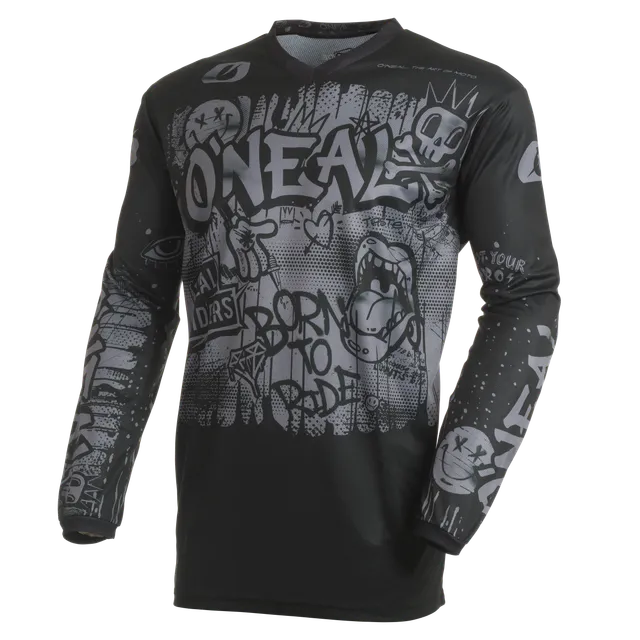 o-neal-element-rancid-maillot-negro-gris image 1