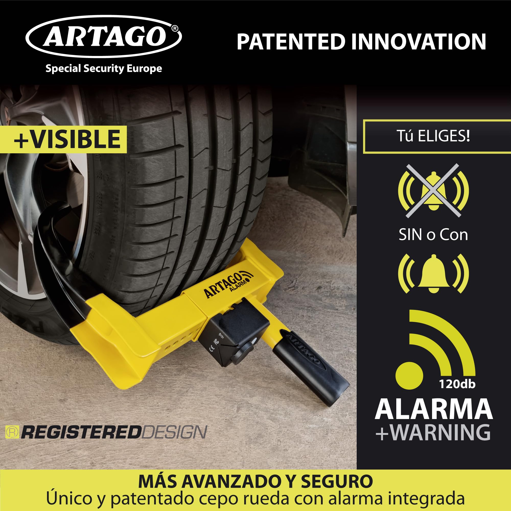 artago-art872-cepo-rueda-antirrobo-coche-remolque-caravana-con-o-sin-alarma-120d image 2