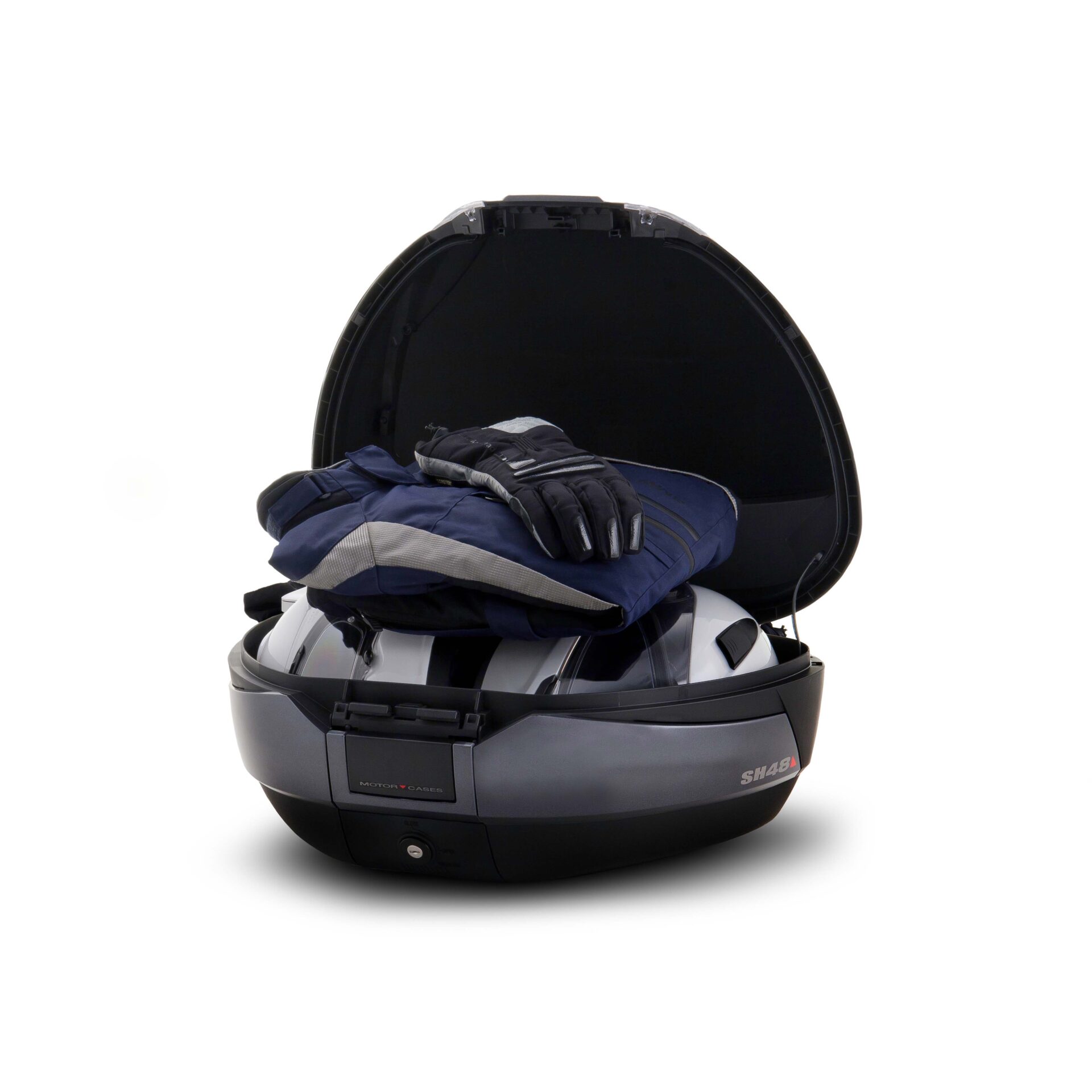 shad-top-case-sh48-gris-oscuro-48l-2-cascos-premium-smart-lock image 2