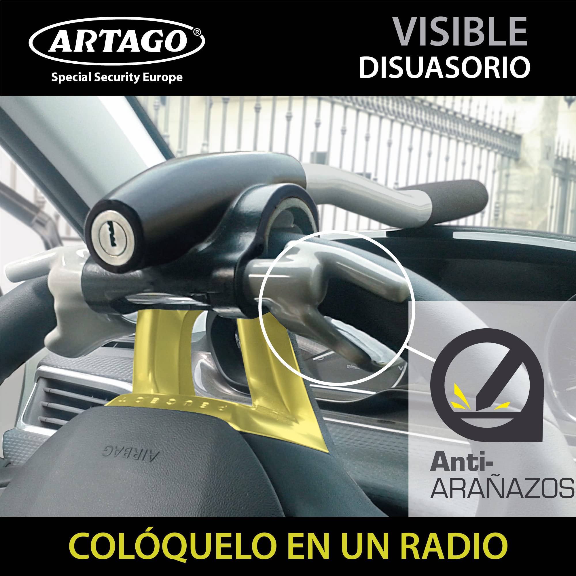 artago-869-antirrobo-coche-volante-bloqueo-alrededor-del-radio-cierre-press-clic image 4
