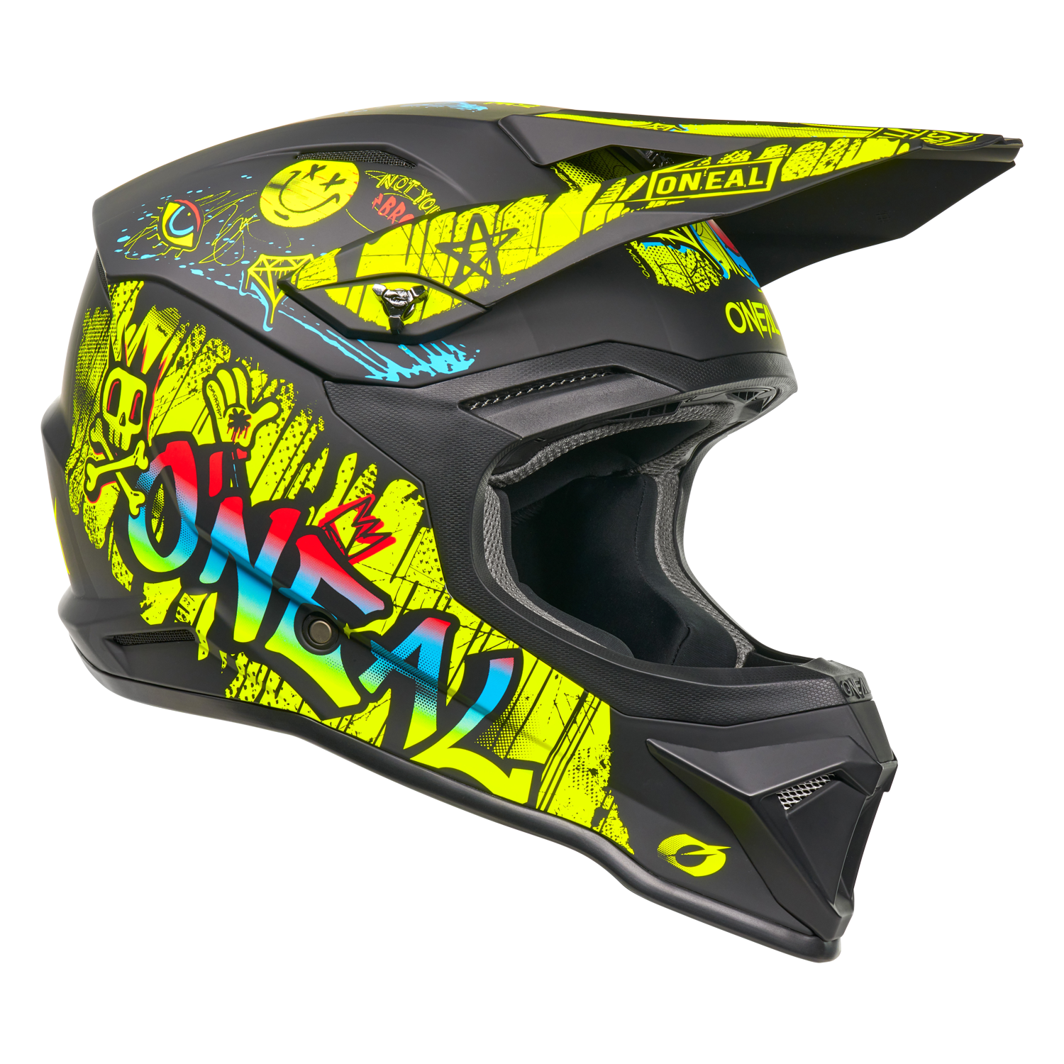 casco-o-neal-4srs-rancid-neon-black-para-motocross-y-enduro image 2