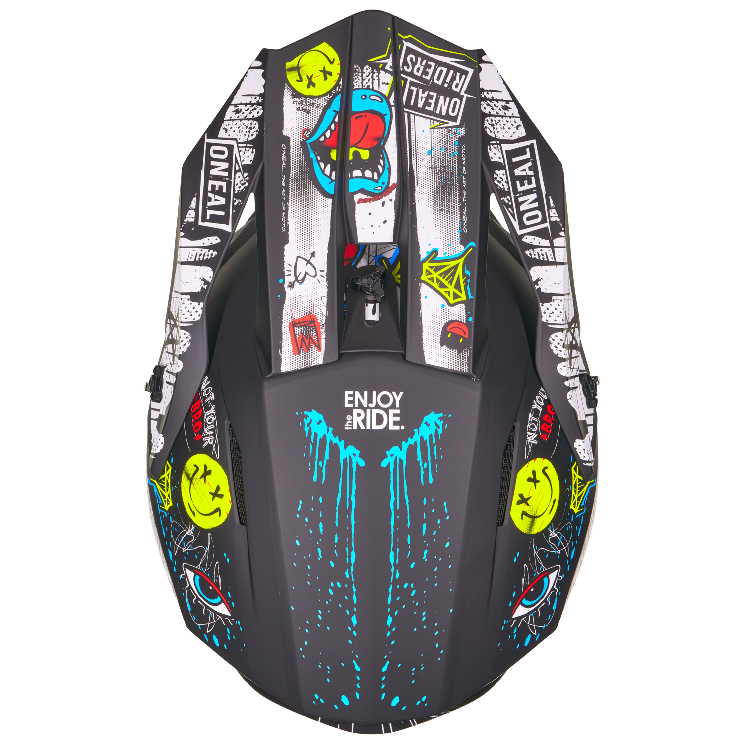 o-neal-4-srs-casco-rancid-negro-blanco image 6