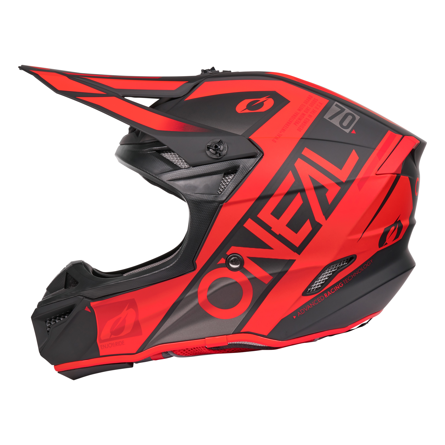 o-neal-5-srs-factor-casco-de-moto-rojo image 4