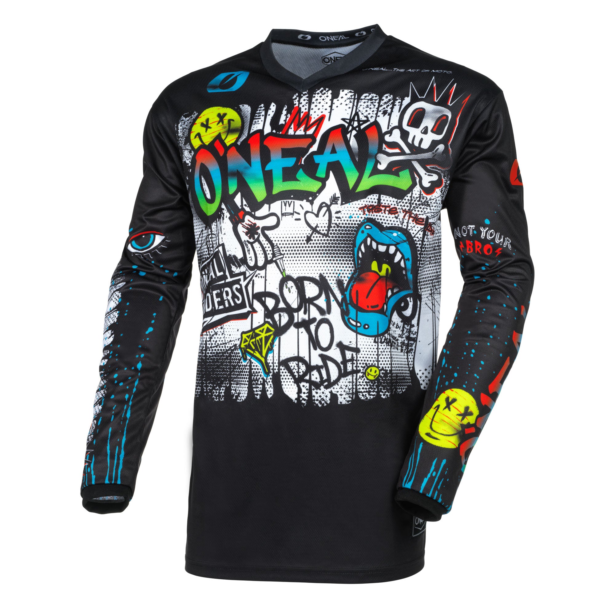 o-neal-element-rancid-jersey-black-white image 1