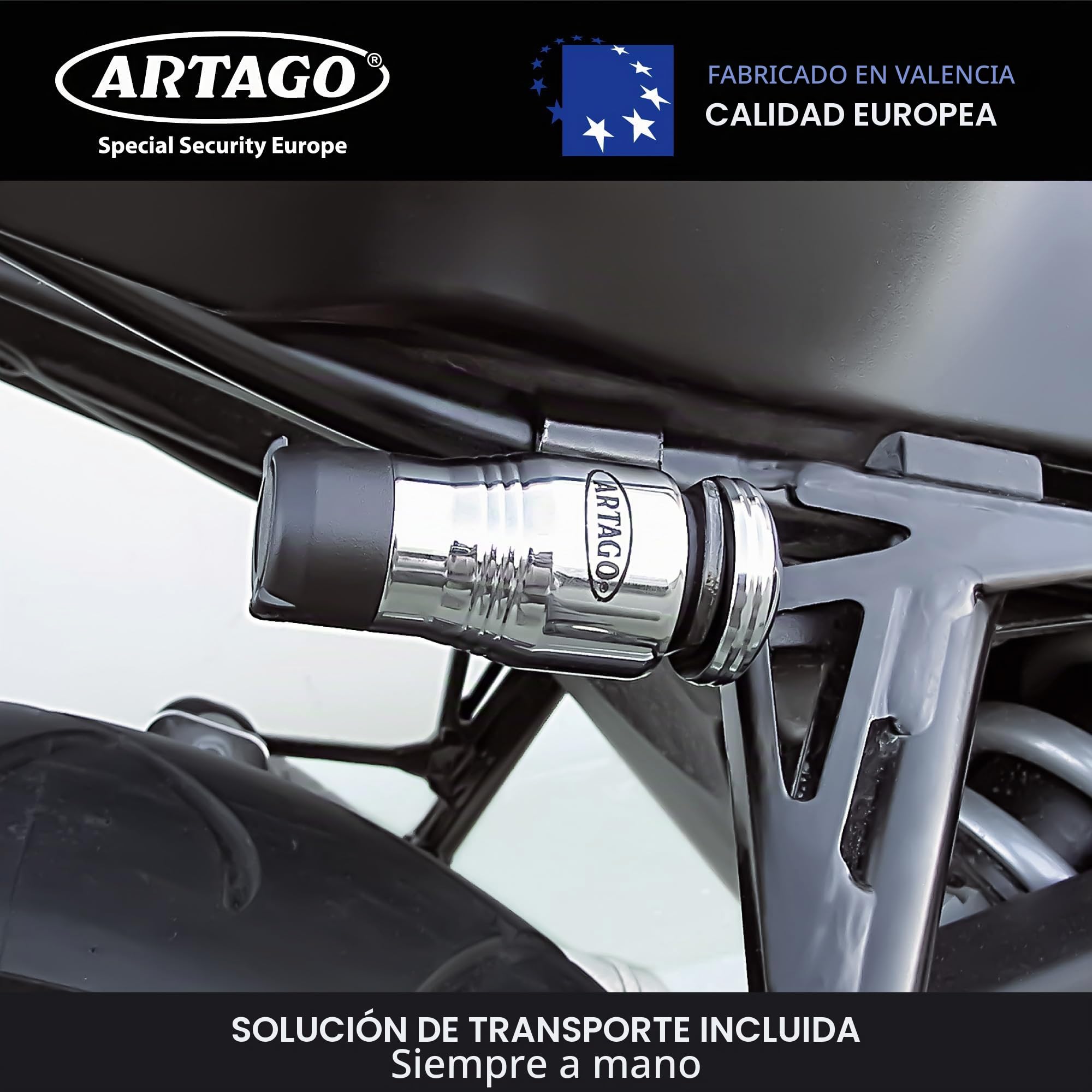 artago-562-i-candado-antirrobo-moto-disco-alta-gama-regalo-soporte-de-transporte image 3