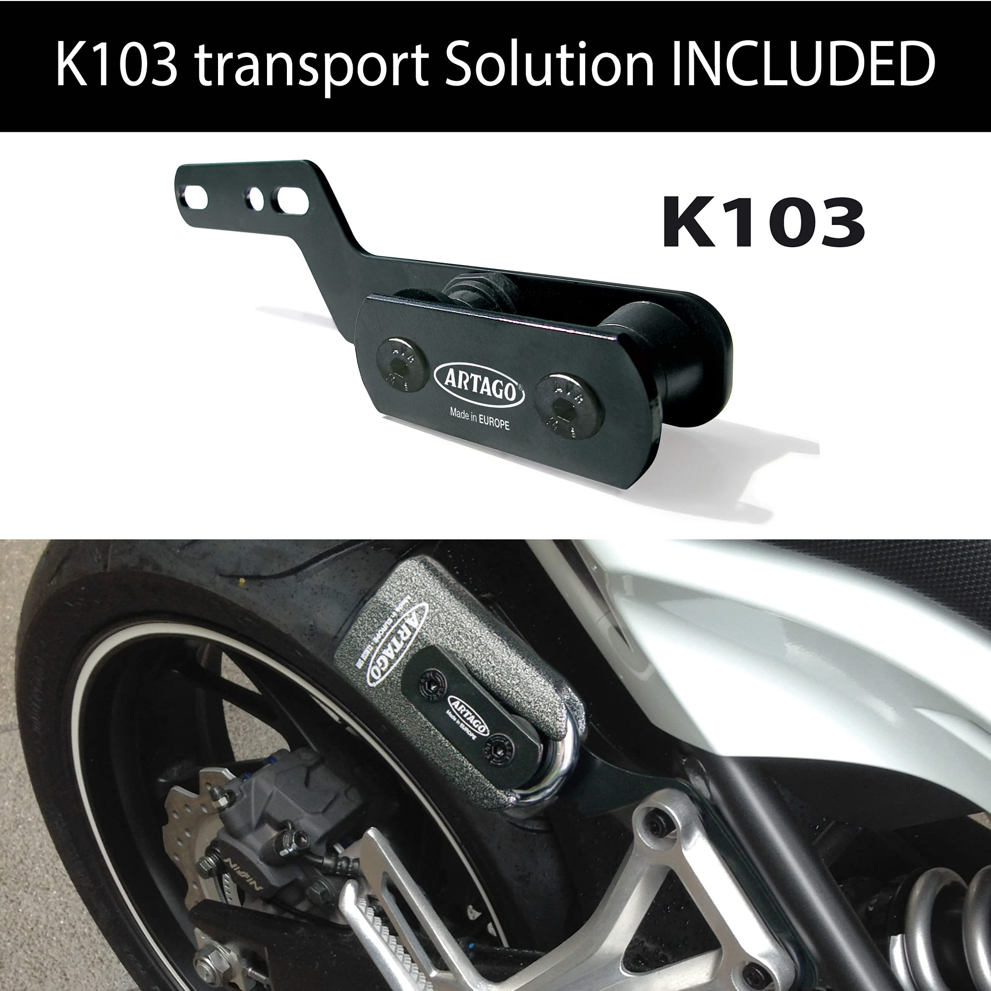 artago-69t7-candado-antirrobo-de-disco-para-honda-cb650f-y-cbr650f-soporte-homol image 3