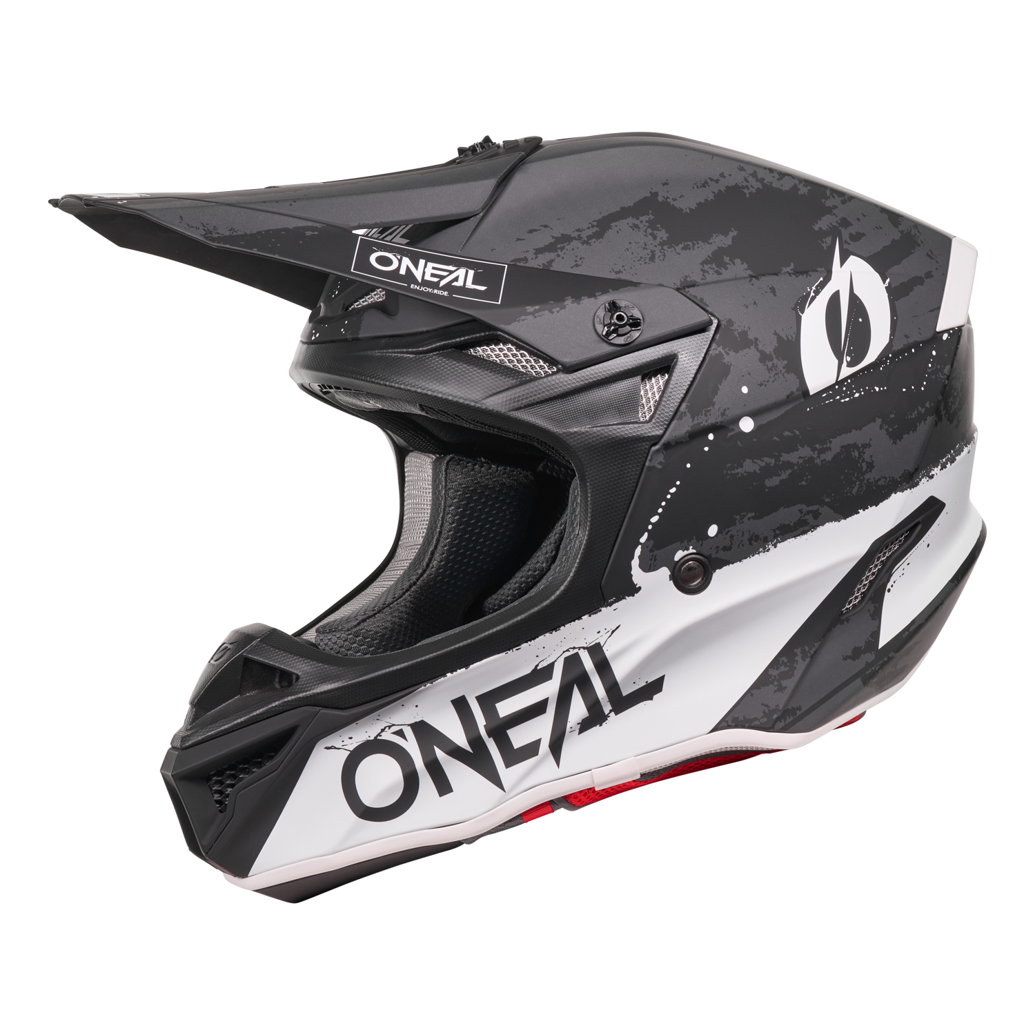 casco-o-neal-5srs-paint-black-white-para-motocross image 1