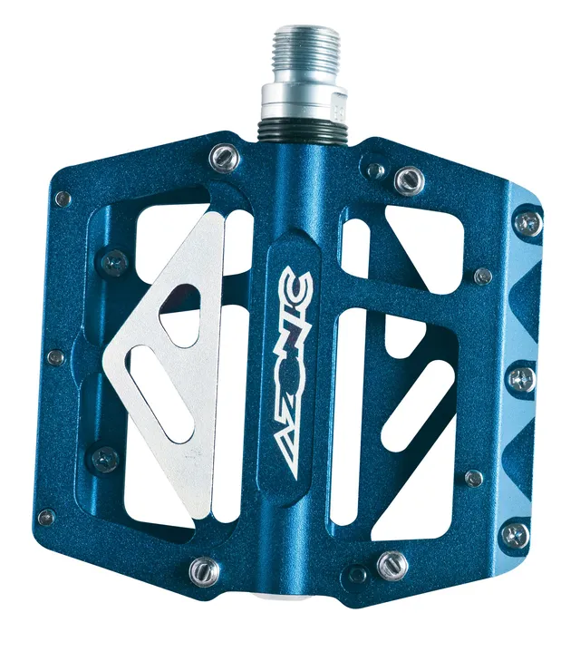 pedales-azonic-420-flats-anodized-blue image 1