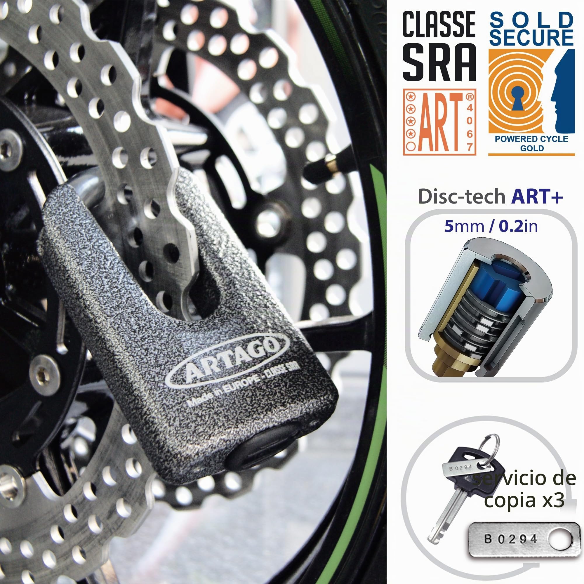 artago-69t-b-candado-moto-alta-gama-mini-u-antirrobo-disco-sra-sold-secure-gold- image 3