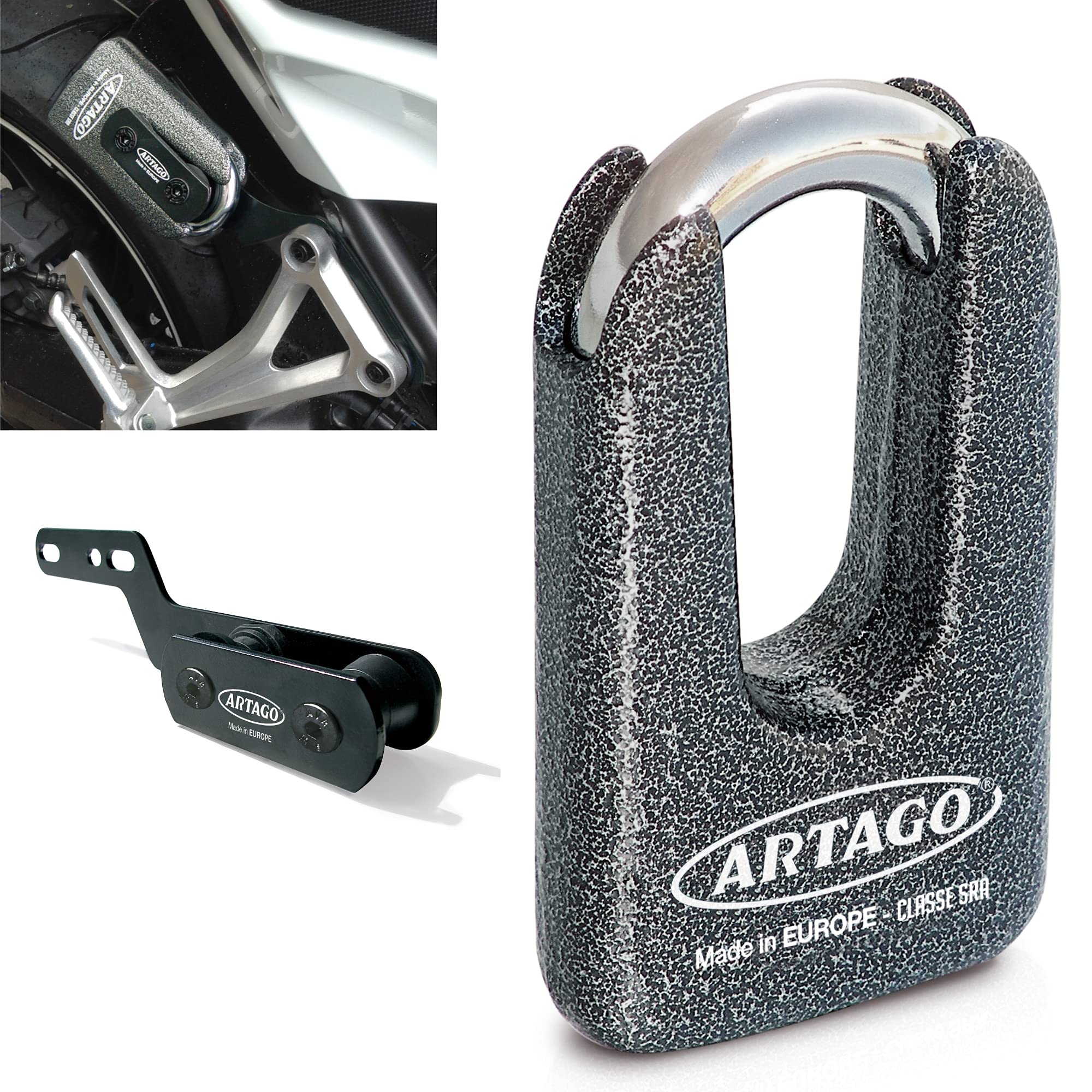 artago-69t7-candado-antirrobo-de-disco-para-honda-cb650f-y-cbr650f-soporte-homol image 1