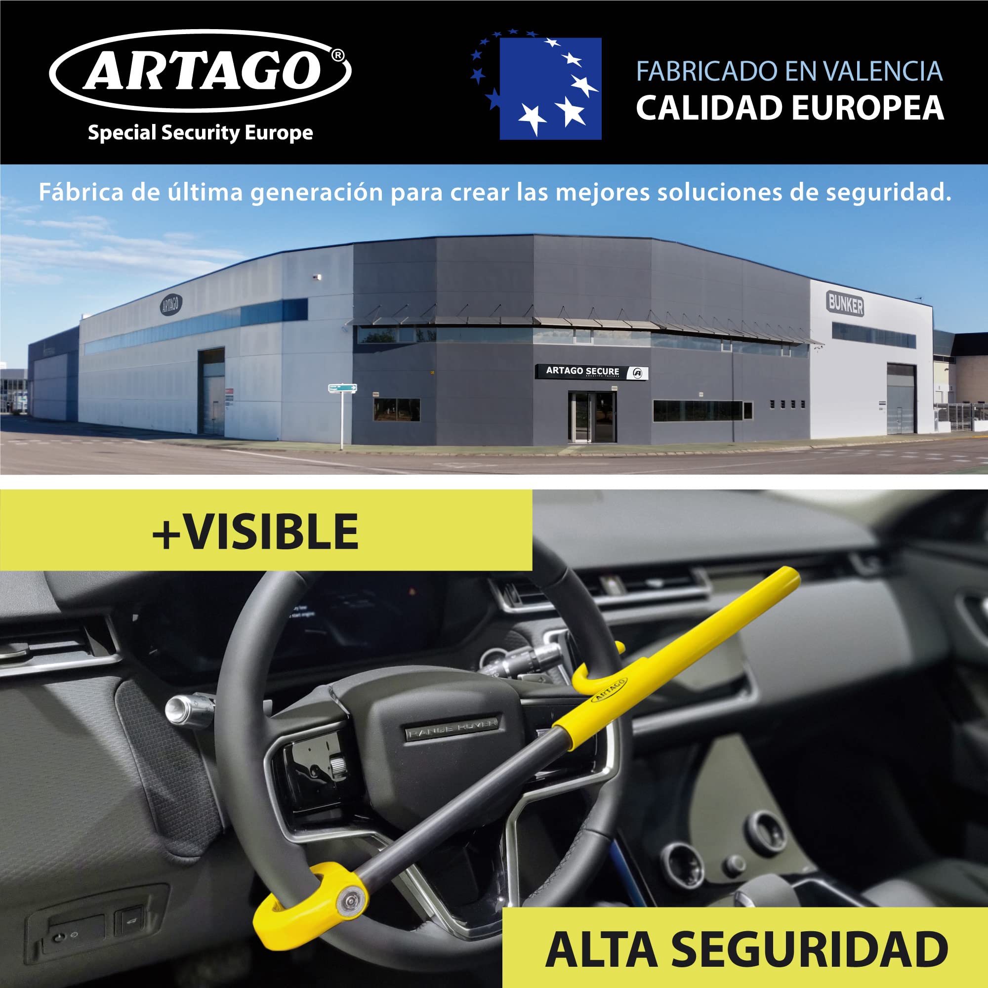 artago-840-barra-antirrobo-de-volante-ajustable-bloqueo-basculante-cerradura-ant image 3