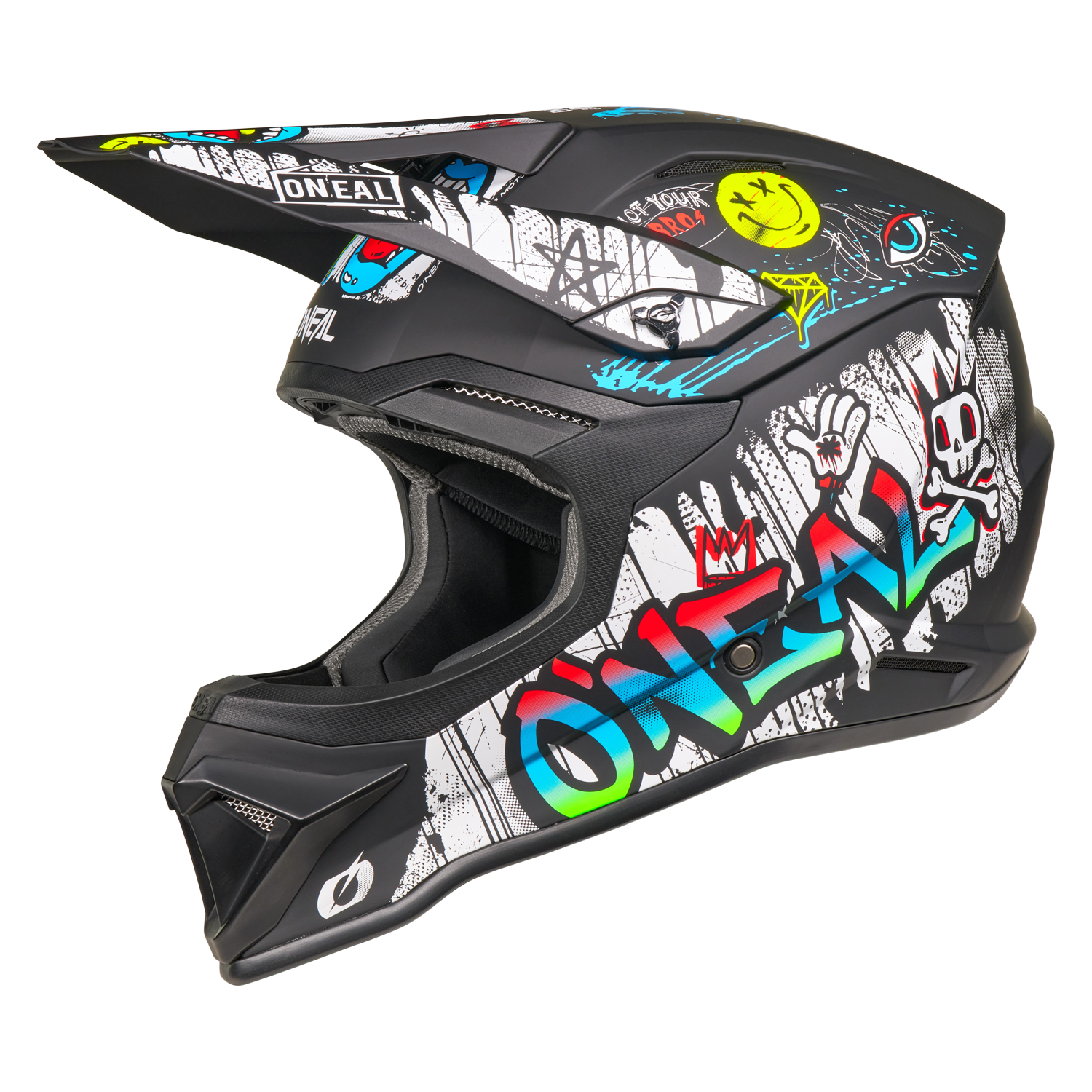 o-neal-4-srs-casco-rancid-negro-blanco image 1