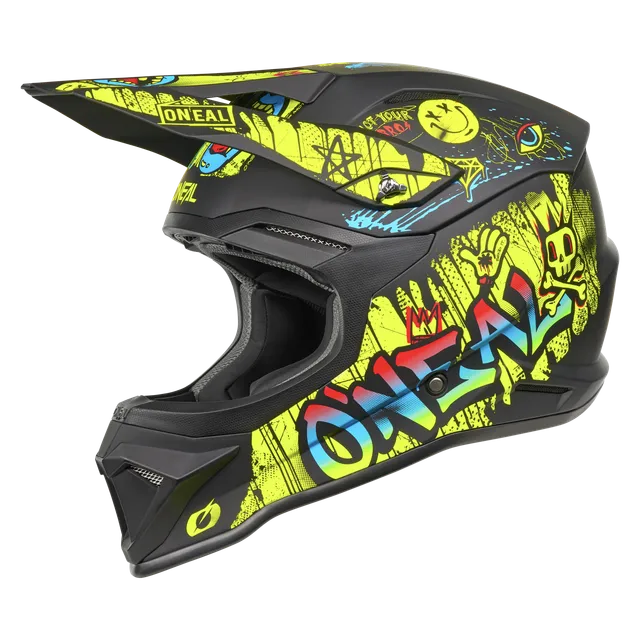 casco-o-neal-4srs-rancid-neon-black-para-motocross-y-enduro image 1
