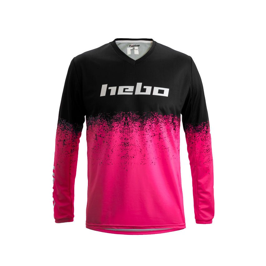 hebo-camiseta-pro-v-dripped-junior-rosa-maillot-de-trial-infantil-con-protecci-n image 1