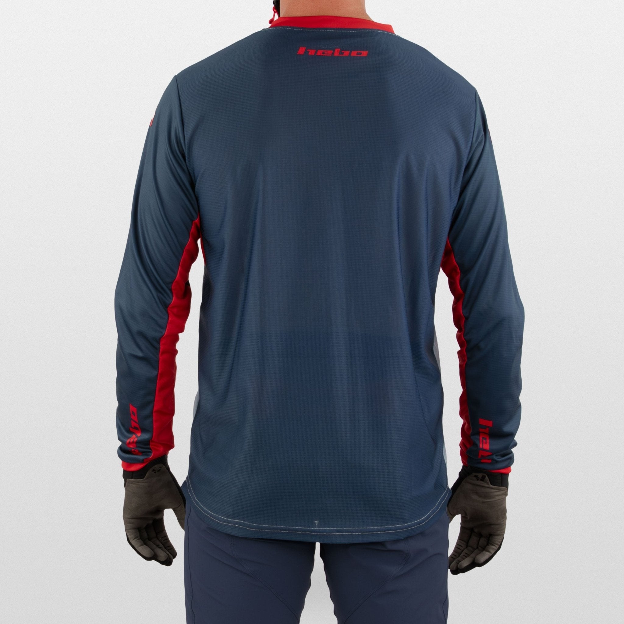 hebo-camiseta-trial-tech-azul-manga-corta-transpirable-upf-50 image 5