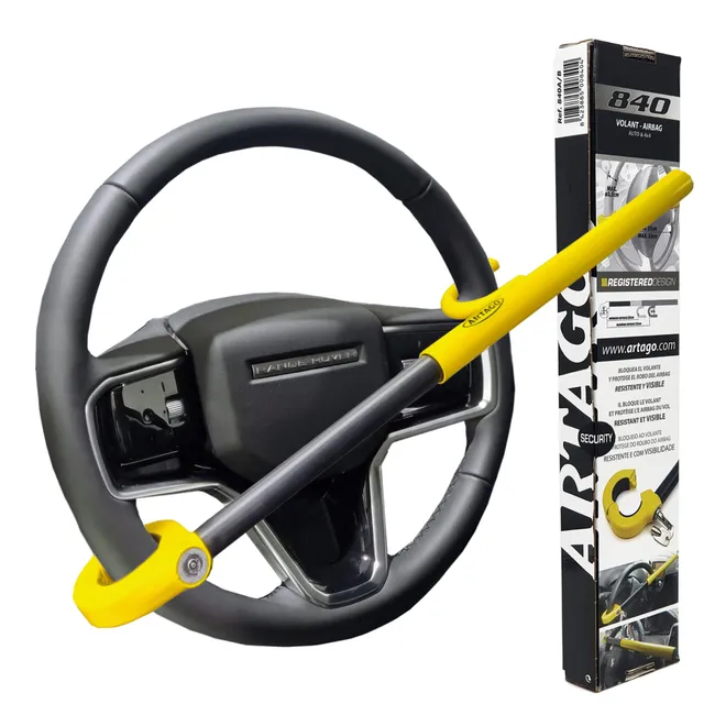 artago-840-barra-antirrobo-de-volante-ajustable-bloqueo-basculante-cerradura-ant image 1