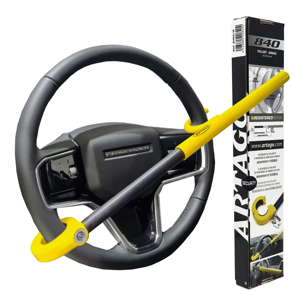 artago-840-barra-antirrobo-de-volante-ajustable-bloqueo-basculante-cerradura-ant image 1