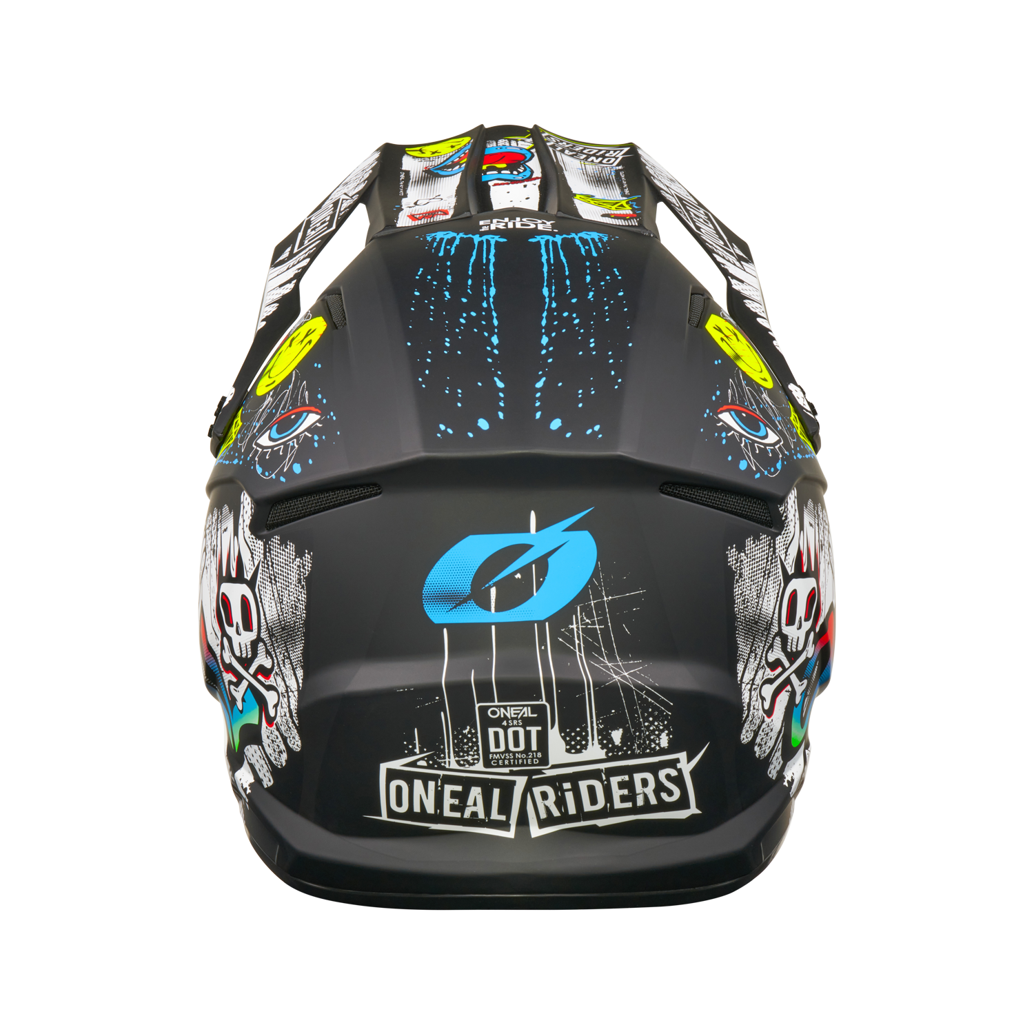 o-neal-4-srs-casco-rancid-negro-blanco image 5