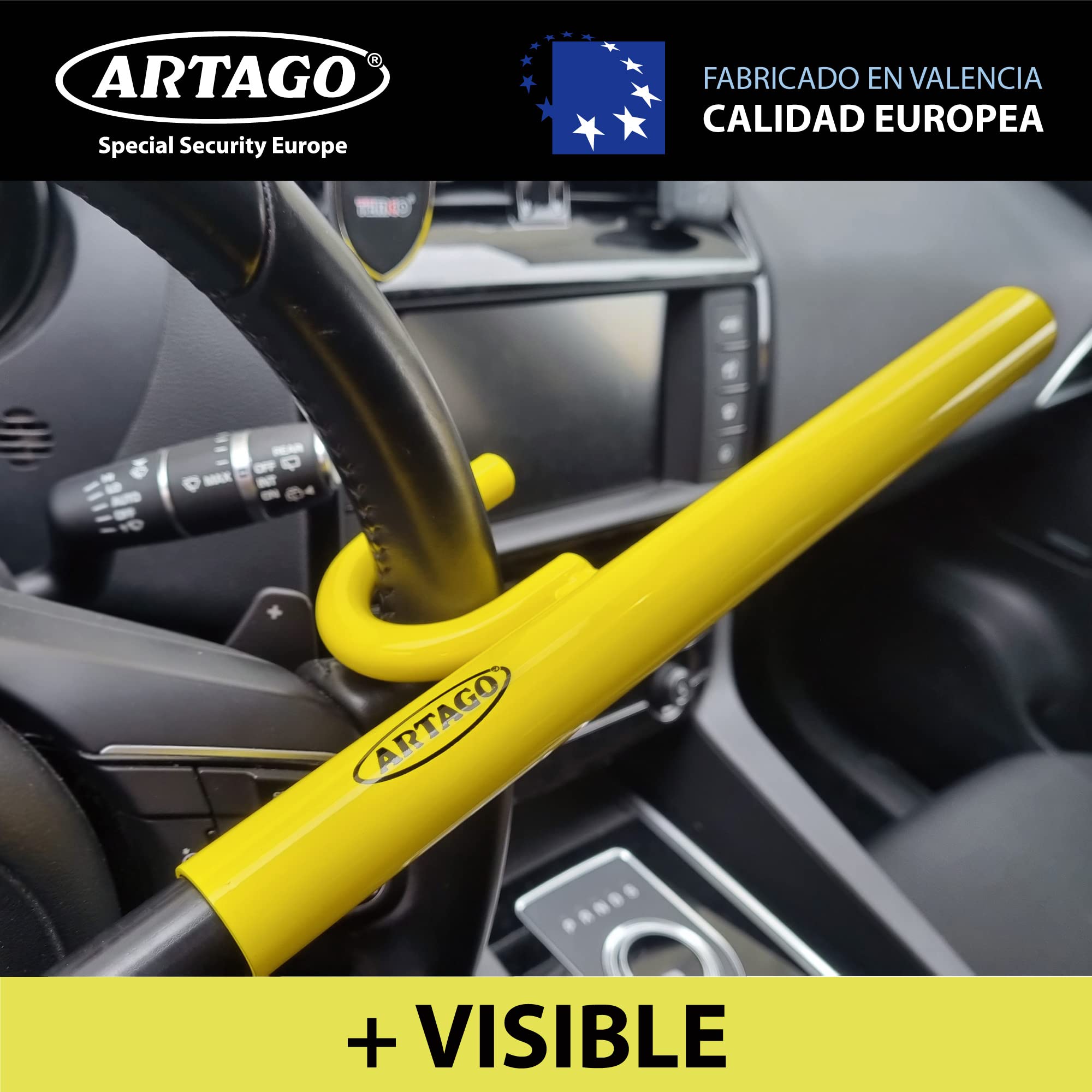 artago-840-barra-antirrobo-de-volante-ajustable-bloqueo-basculante-cerradura-ant image 6
