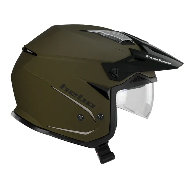 hebo-casco-zone-5-duo-verde-casco-de-trial-con-pantalla-solar-escamoteable-y-vis image 1
