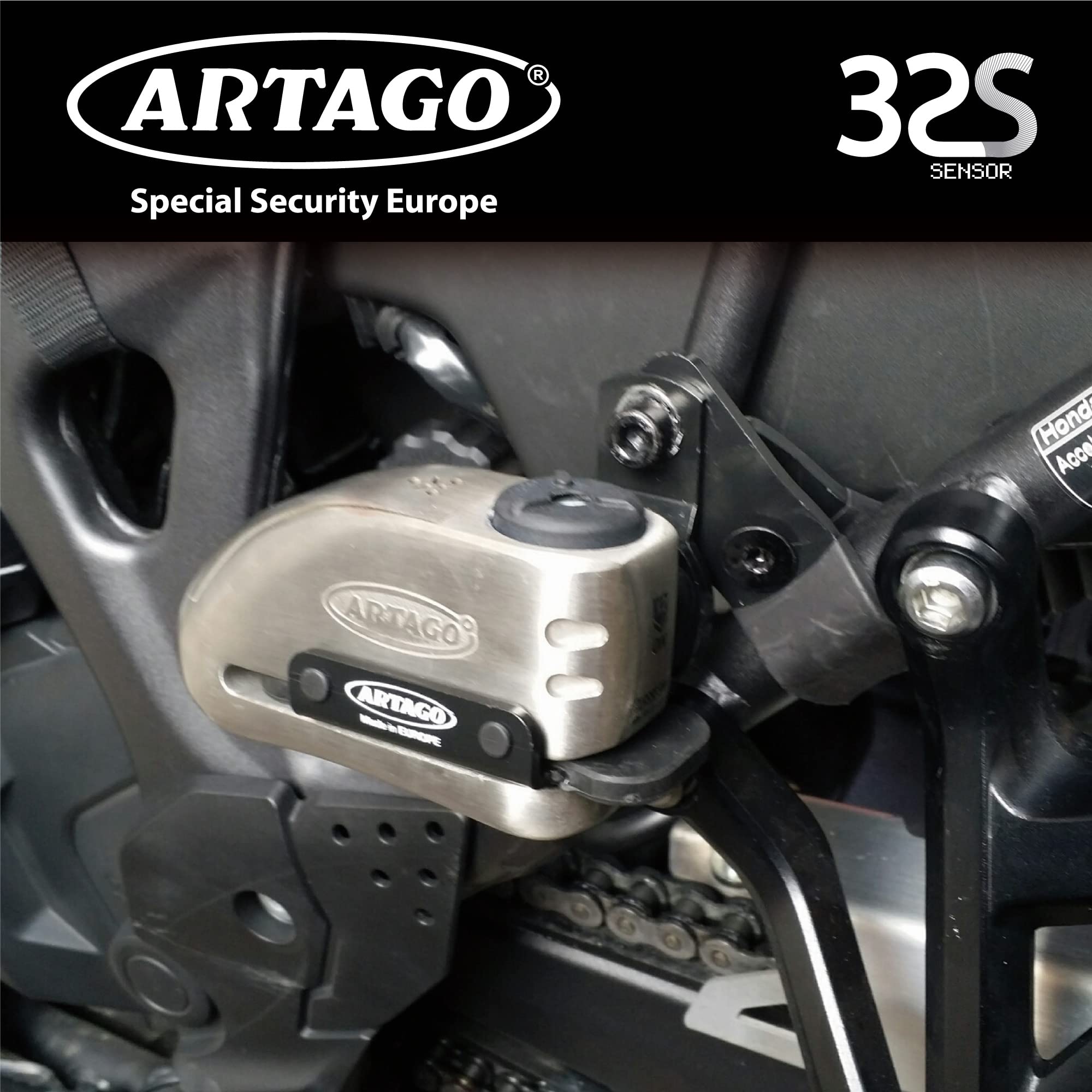 artago-32s4-pack-candado-antirrobo-disco-con-alarma-120db-alta-seguridad-soporte image 5