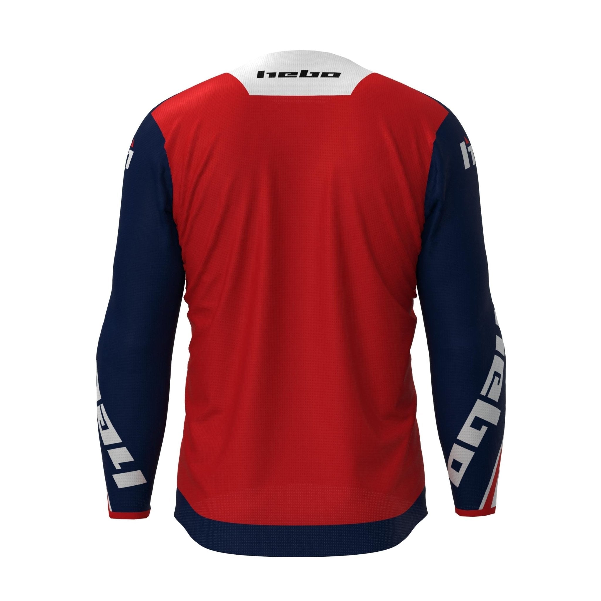 hebo-camiseta-enduro-mx-scratch-fit-roja-100-poli-ster-corte-slim-transpirable-r image 2