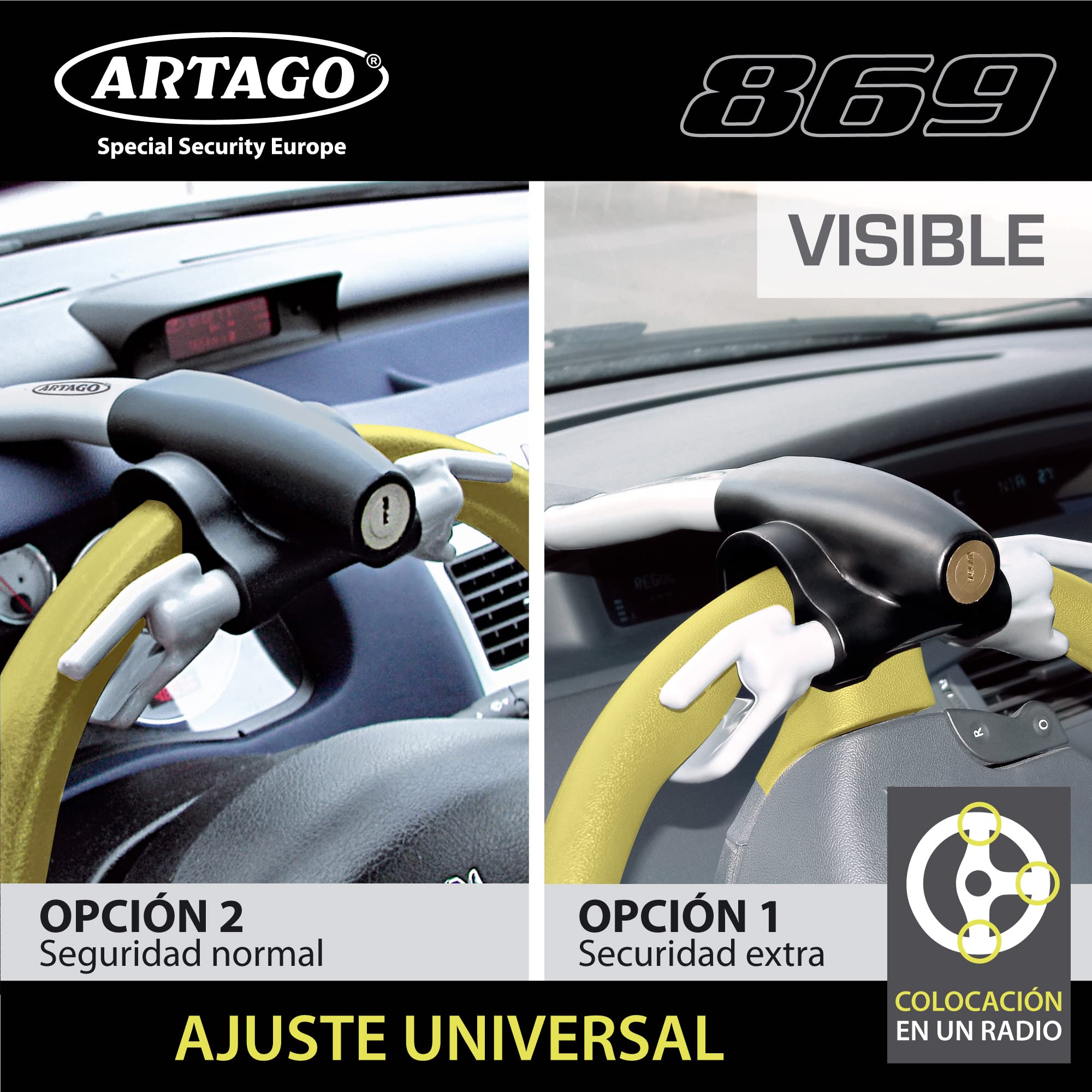 artago-869-antirrobo-coche-volante-bloqueo-alrededor-del-radio-cierre-press-clic image 6