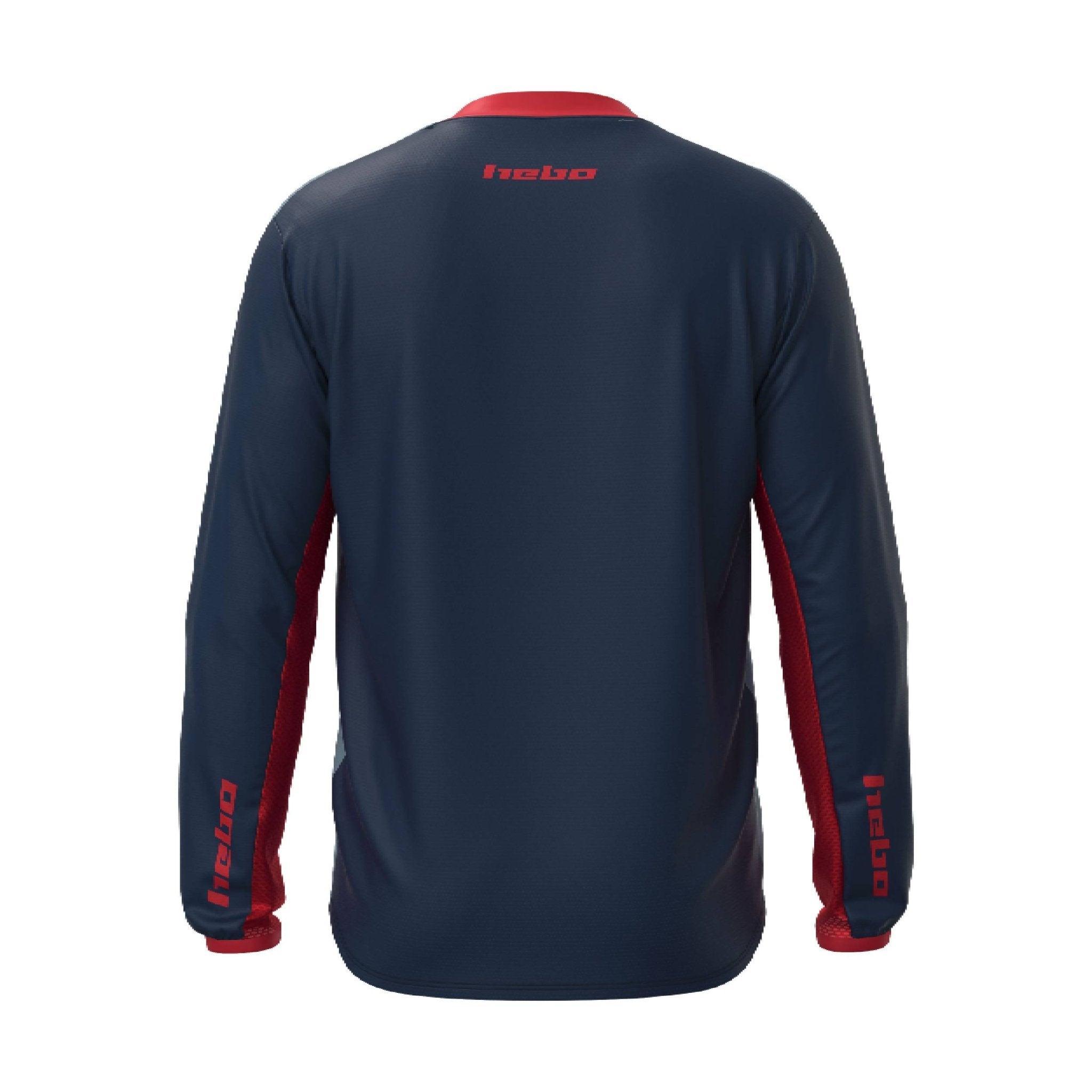 hebo-camiseta-trial-tech-azul-manga-corta-transpirable-upf-50 image 2