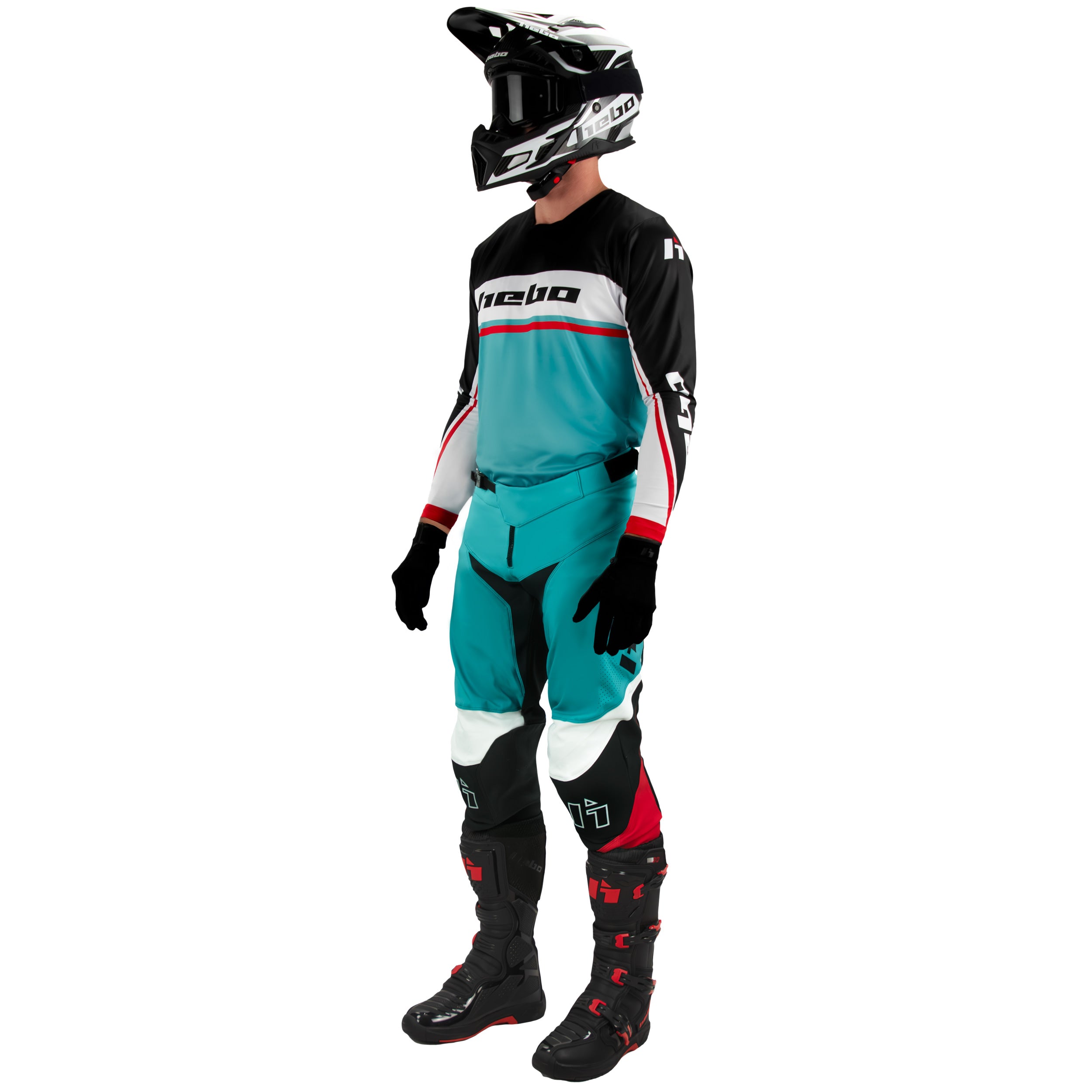 hebo-pantal-n-enduro-mx-scratch-fit-turquesa image 4