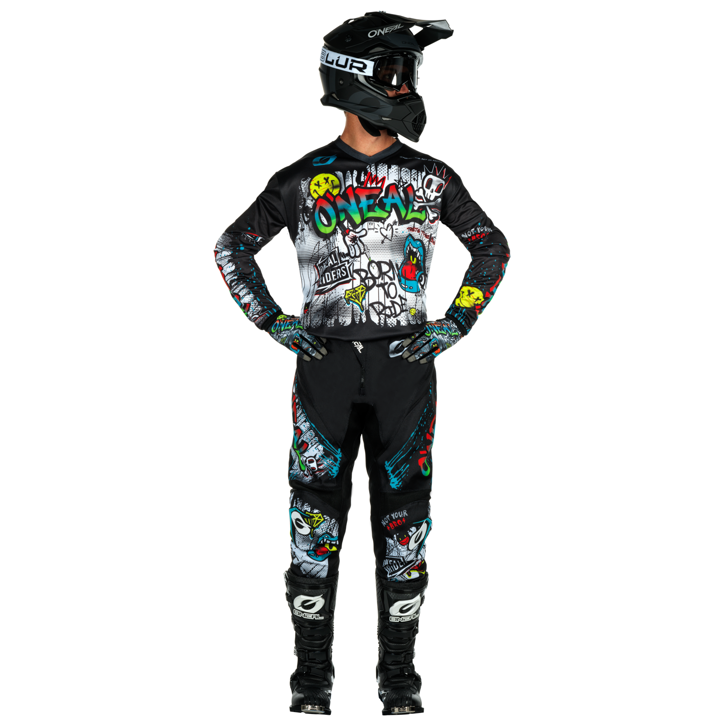 o-neal-element-rancid-jersey-black-white image 3
