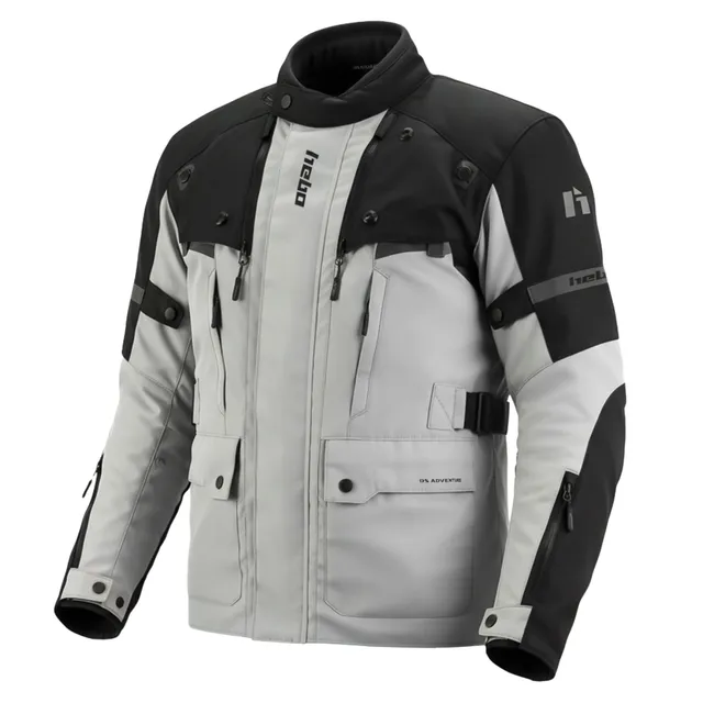 hebo-chaqueta-ds-adventure-gris-impermeable-y-con-protecciones-nivel-2 image 1