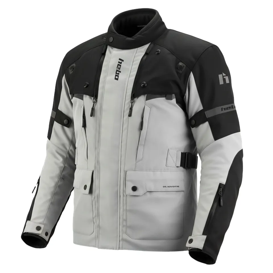 hebo-chaqueta-ds-adventure-gris-impermeable-y-con-protecciones-nivel-2 image 1